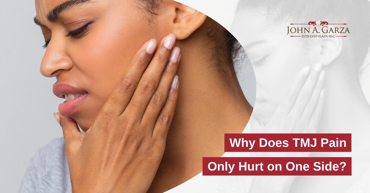 Why Does TMJ Pain Only Hurt on One Side?